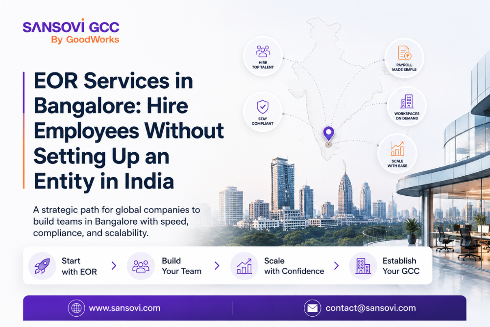 EOR Services in Bangalore: Hire Employees Without Setting Up an Entity in India