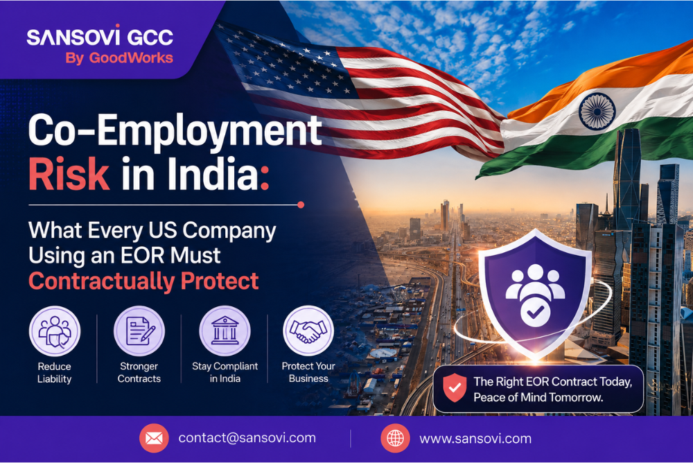 Co-Employment Risk in India: What Every US Company Using an EOR Must Contractually Protect