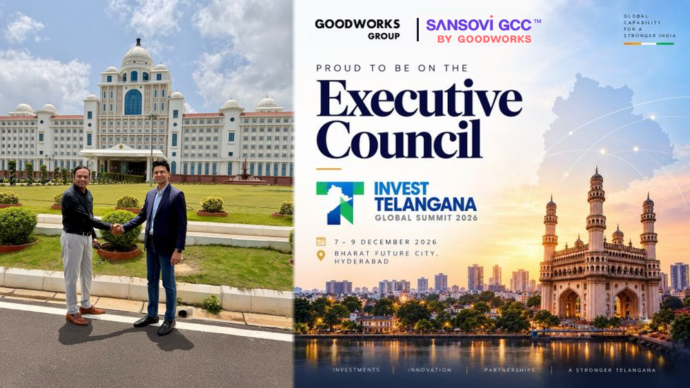 GoodWorks Group Joins Invest Telangana Global Summit 2026 Executive Council to Advance Telangana’s GCC Opportunity